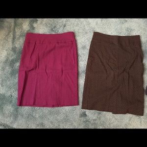 2 dress skirts